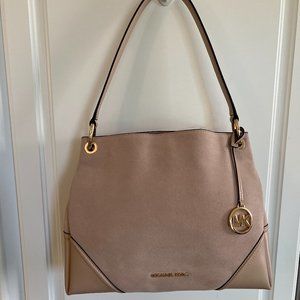 NWT Michael Kors Blossom Light Pink Blush Nicole Purse